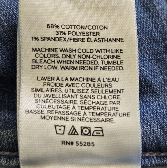 Express Modern Retro Wide Leg Super High Rise Denim Blue Jeans 4 - Picture 11 of 14